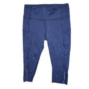 Lululemon Fast And Free High Rise Crop Leggings Size 10